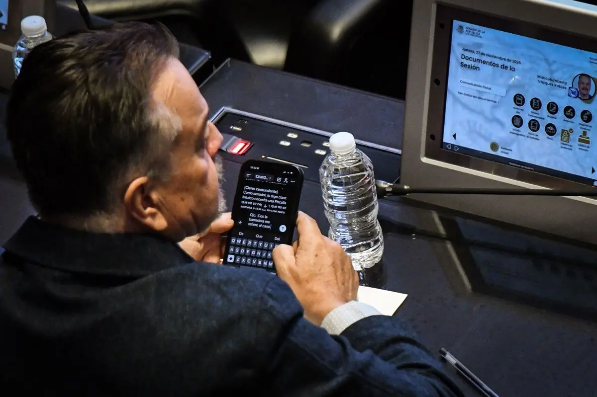 Ahí el discurso que le pidió el senador al ChatGPT. Cuartoscuro.