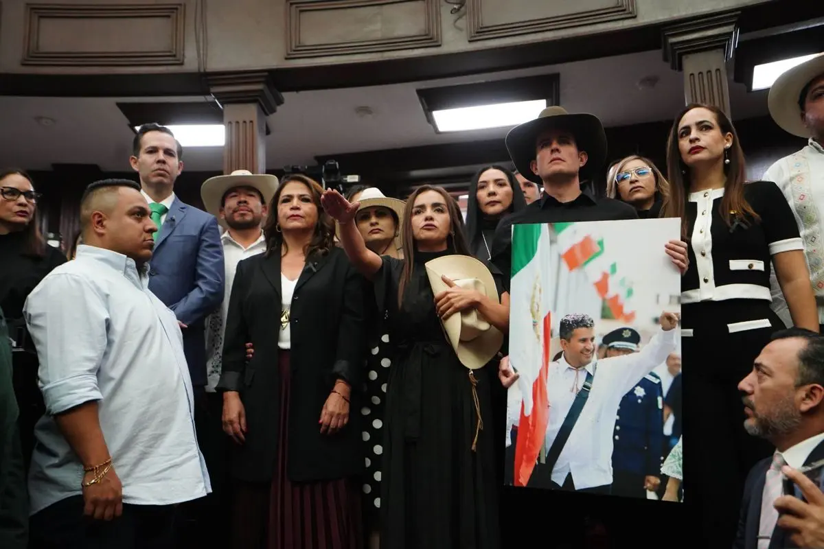 La toma de protesta de Grecia Quiroz. Cuartoscuro.