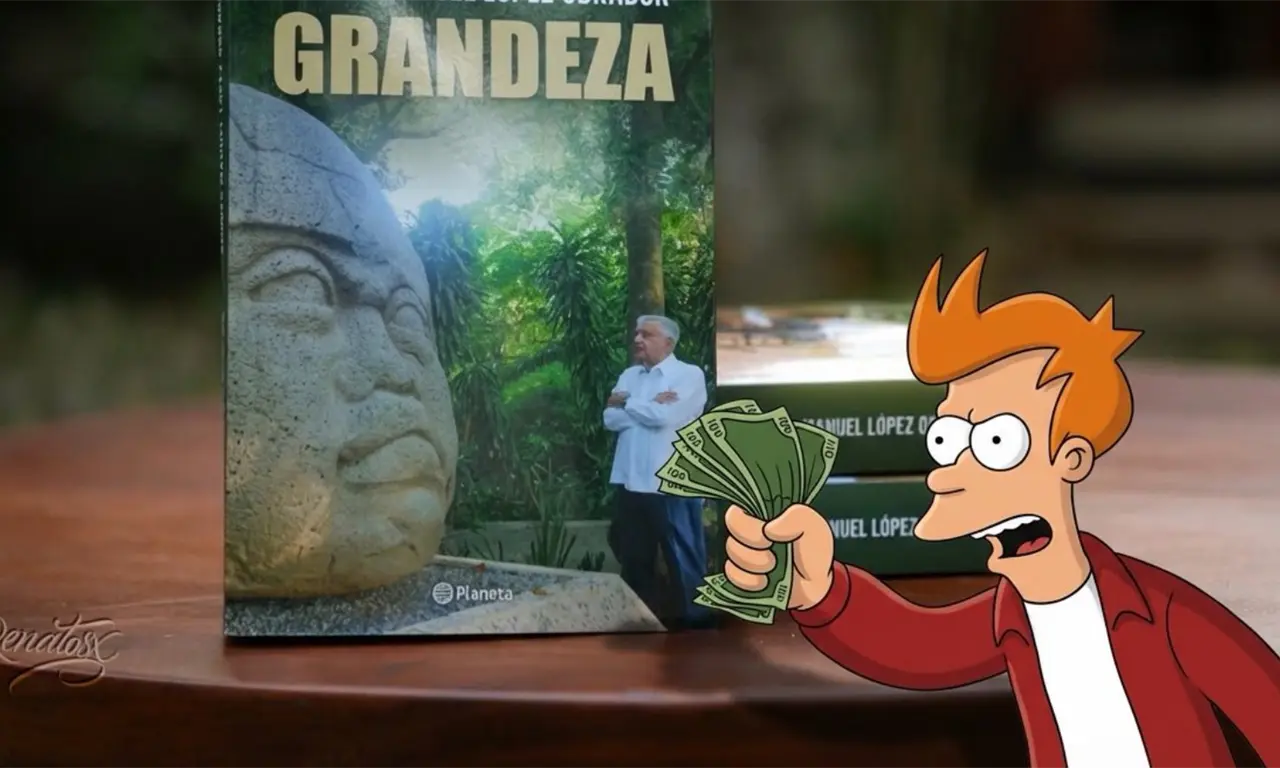  El libro de AMLO se llama Grandeza. 