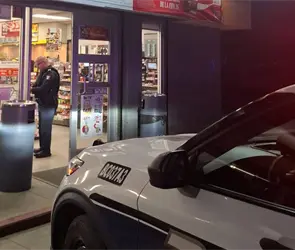 Arturo decidió asaltar el OXXO donde trabajaba; fue reconocido y detenido con ayuda de dron