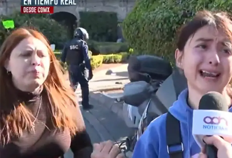 Así habría sido el montaje que armaron en TV Azteca en marcha de la Generación Z.