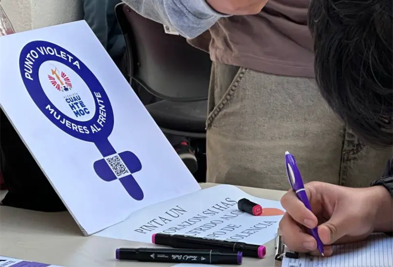 En este espacio se compartió información sobre derechos humanos con enfoque de género, así como los mecanismos que pueden activar las estudiantes si enfrentan riesgo o violencia. En este espacio se compartió información sobre derechos humanos con enfoque de género, así como los mecanismos que pueden activar las estudiantes si enfrentan riesgo o violencia.