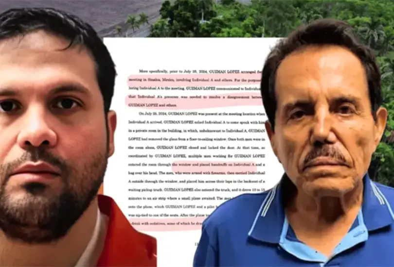 Las declaraciones del hijo del Chapo coinciden con lo dicho por Zambada en febrero pasado.