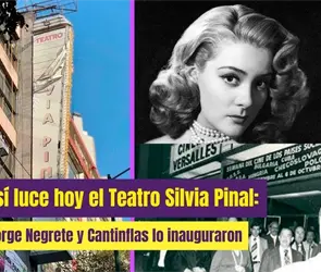 Teatro Silvia Pinal, un recinto que fue inaugurado por Cantinflas