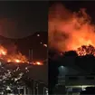 Fuerte incendio devora el cerro de Loma de Tepeolulco en Ecatepec Fuerte incendio devora el cerro de Loma de Tepeolulco en Ecatepec