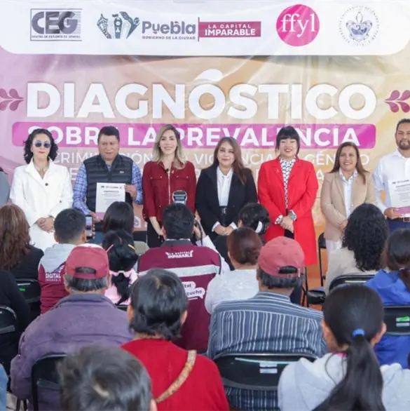 Presentan diagnóstico sobre discriminación y violencia de género en Puebla Presentan diagnóstico sobre discriminación y violencia de género en Puebla