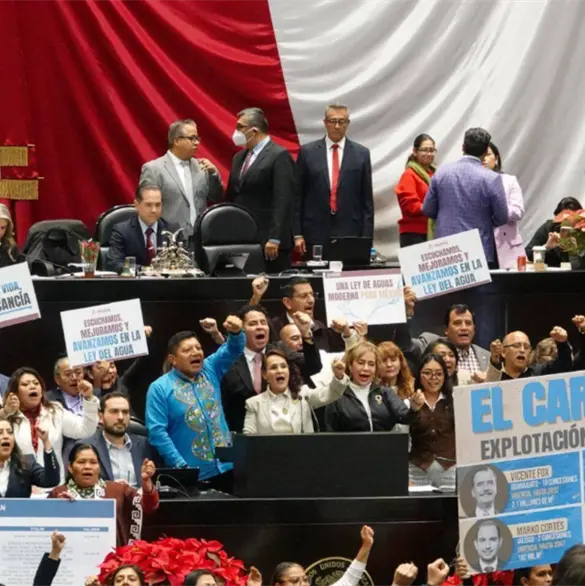 Morena se impone en San Lázaro: avalan la Ley de Aguas pese a tensiones