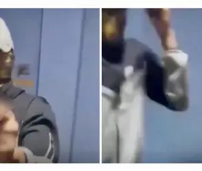 Video muestra el momento en que extorsionador hiere por error a su cómplice en Perú