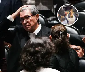 "Se armaron los chingds": difunden video de pelea entre diputados del PAN y Morena