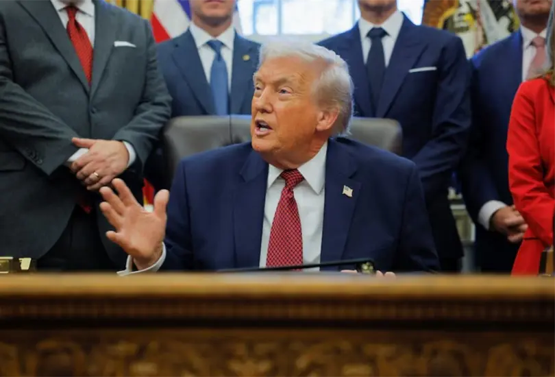 Trump planteó sustituir el T-MEC por un nuevo acuerdo con México y Canadá.