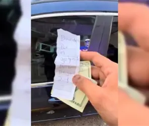 VIDEO: Sujeto choca auto y deja solo 360 pesos para repararlo