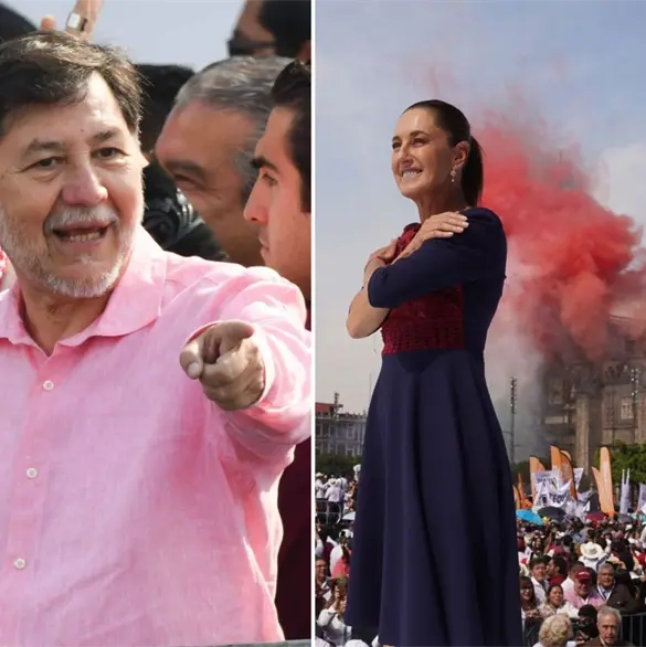 El momento incómodo de Noroña: ignora a Sheinbaum en pleno festejo de la 4T El momento incómodo de Noroña: ignora a Sheinbaum en pleno festejo de la 4T