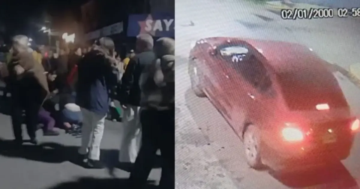  Así fue el impactante momento en que un conductor embistió a un grupo de peregrinos en Nuevo León. 