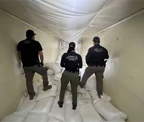 Harfuch anuncia decomiso de más de 300 kilos de metanfetamina en Sinaloa