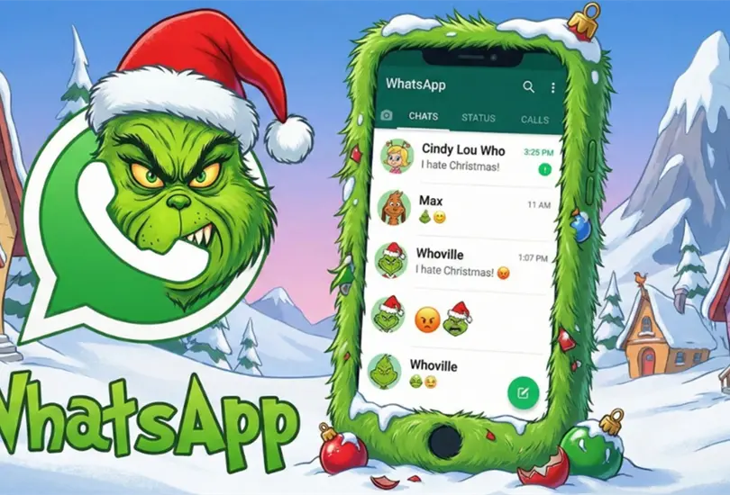 Modo Grinch en WhatsApp Modo Grinch en WhatsApp