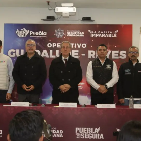 Así funcionará el operativo Guadalupe–Reyes en Puebla capital Así funcionará el operativo Guadalupe–Reyes en Puebla capital