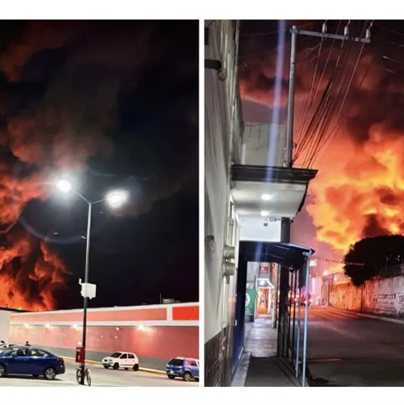 Fuerte Incendio consume fábrica textil en Ixtapaluca; evacúan la zona | VIDEO Fuerte Incendio consume fábrica textil en Ixtapaluca; evacúan la zona | VIDEO