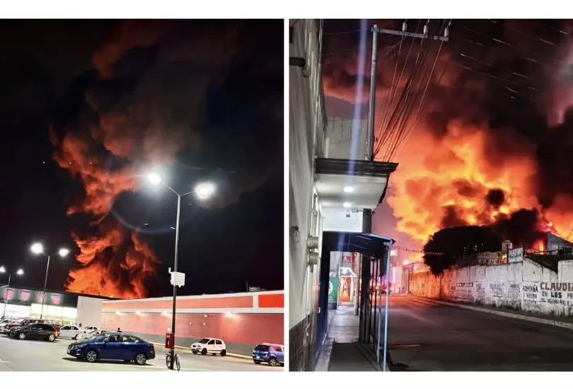 Fuerte Incendio consume fábrica textil en Ixtapaluca; evacúan la zona | VIDEO Fuerte Incendio consume fábrica textil en Ixtapaluca; evacúan la zona | VIDEO