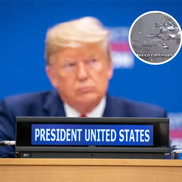 "Amenaza para Texas y California": El video que Trump publicó contra México "Amenaza para Texas y California": El video que Trump publicó contra México