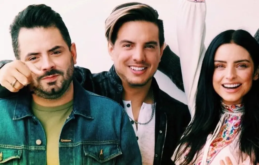 Vadhir, Aislinn y José Eduardo Derbez Vadhir, Aislinn y José Eduardo Derbez