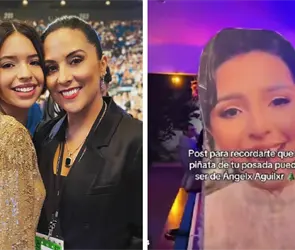No es divertido: Aneliz Álvarez estalla en redes sociales por piñata de Ángela Aguilar