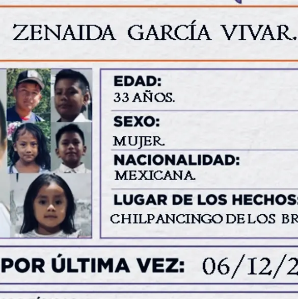 Zenaida y sus cinco hijos desaparecieron en Chilpancingo; los buscan en todo Guerrero Zenaida y sus cinco hijos desaparecieron en Chilpancingo; los buscan en todo Guerrero