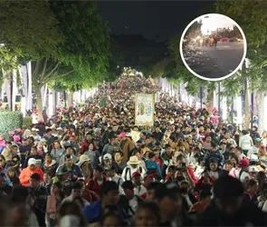 Difunden imágenes de peregrinos haciendo lo prohibido en recorrido a la Basílica Difunden imágenes de peregrinos haciendo lo prohibido en recorrido a la Basílica