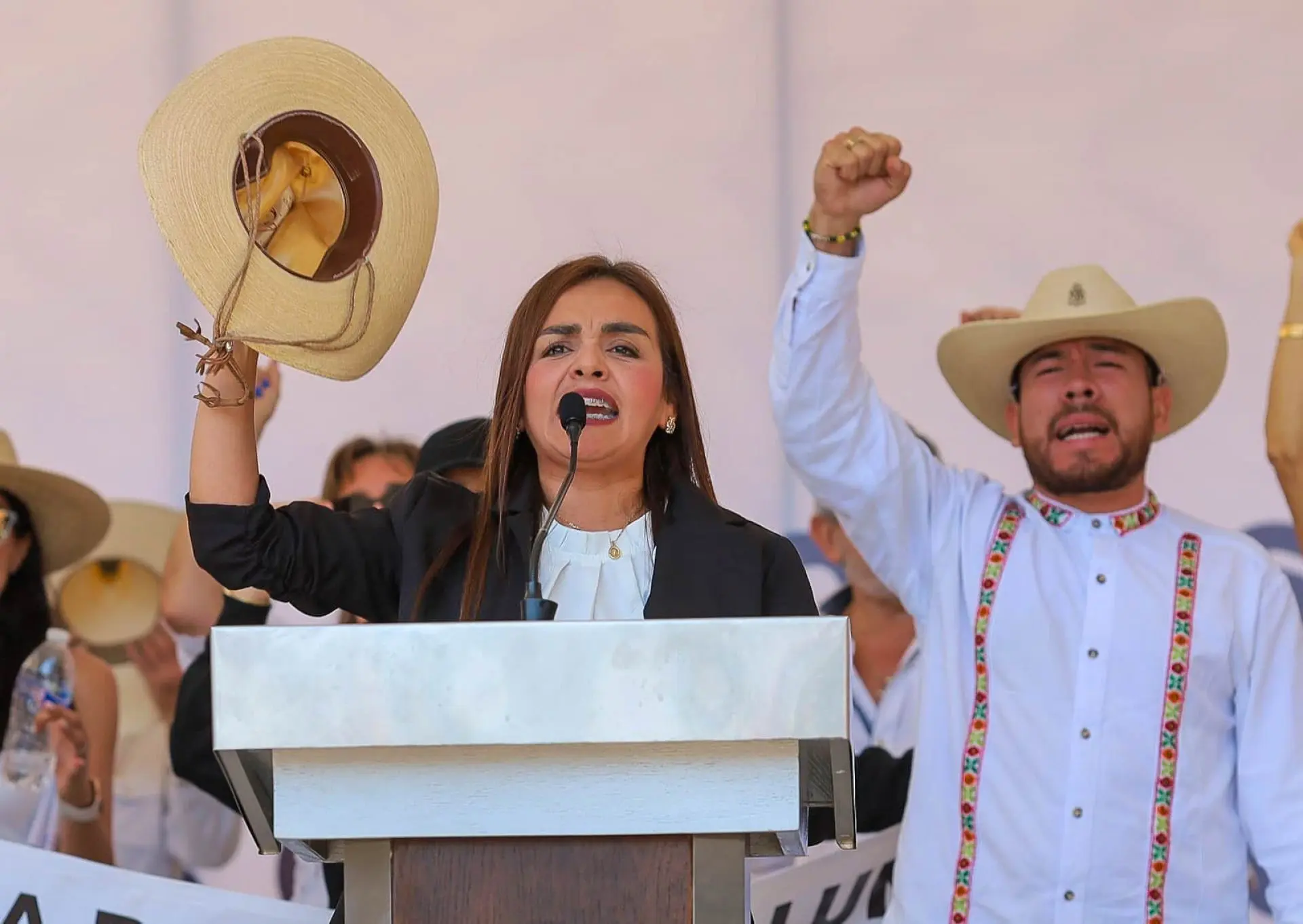 Grecia Quiroz es la nueva presidenta municipal de Uruapan. Cuartoscuro.