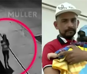 David rescat&oacute; a su beb&eacute; tras haber sido abandonado por su madre en Ecatepec