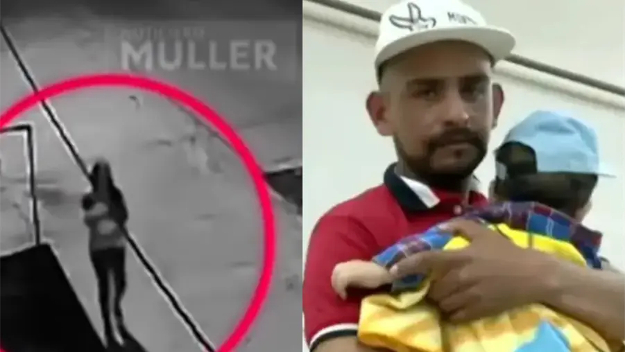 David rescató a su bebé tras haber sido abandonado por su madre en Ecatepec