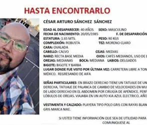 Caso C&eacute;sar Arturo: Chofer de Uber desaparece en Edomex tras hacer un viaje al AIFA