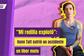 Genn viaj&oacute; en Uber Moto, sufri&oacute; un accidente y hoy denuncia falta de apoyo