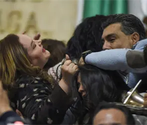 Diputadas se agarran a golpes en el Congreso de la Ciudad de M&eacute;xico