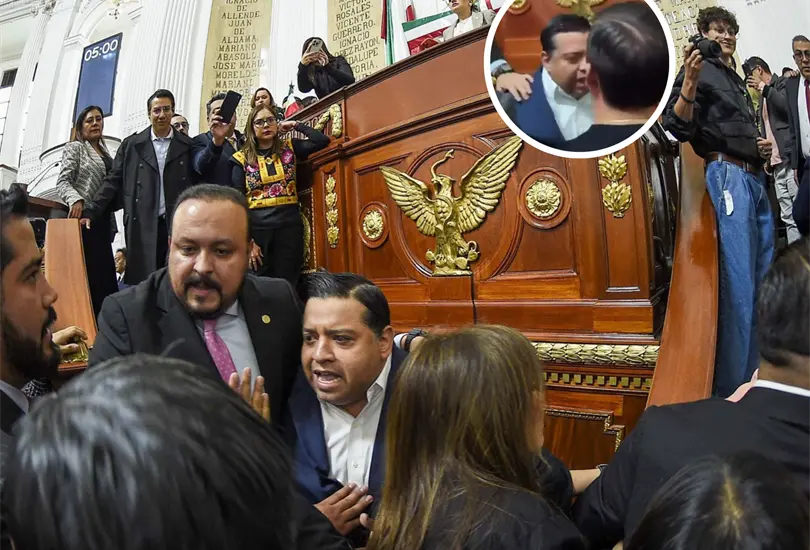Hubo otra pelea en el Congreso de la CDMX durante la gresca.