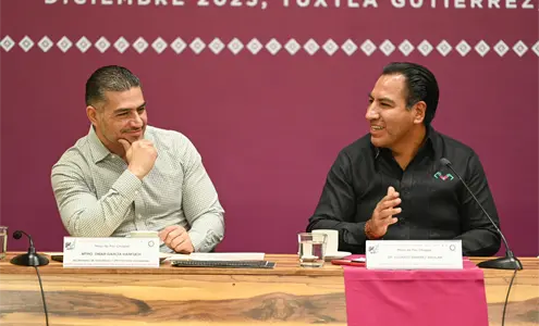 Harfuch encabeza Mesa de Seguridad en Chiapas y refuerza estrategia federal de seguridad Harfuch encabeza Mesa de Seguridad en Chiapas y refuerza estrategia federal de seguridad