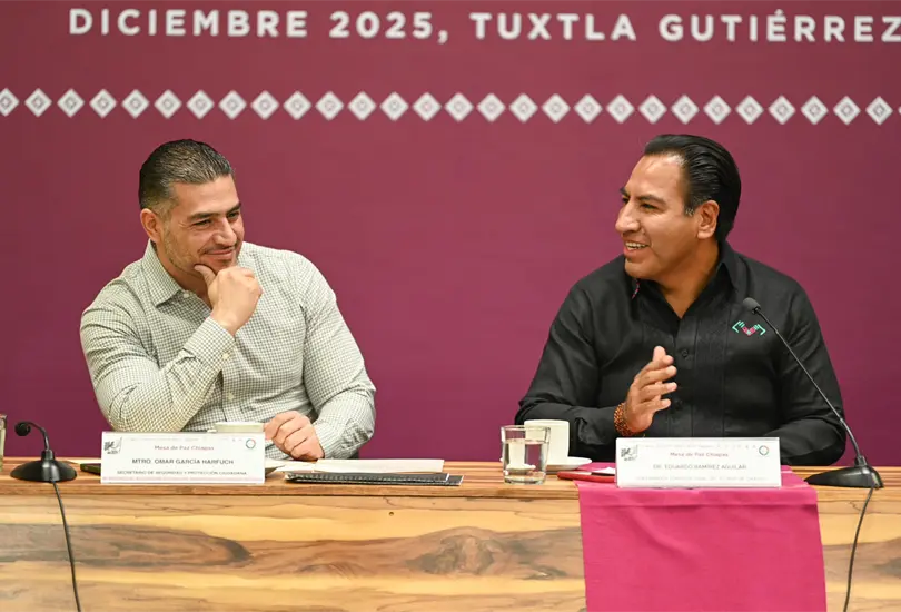 Harfuch encabeza Mesa de Seguridad en Chiapas y refuerza estrategia federal de seguridad