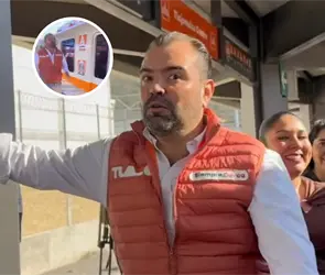 Presidente municipal de Tlajomulco acude a inauguraci&oacute;n de tren y lo dejan