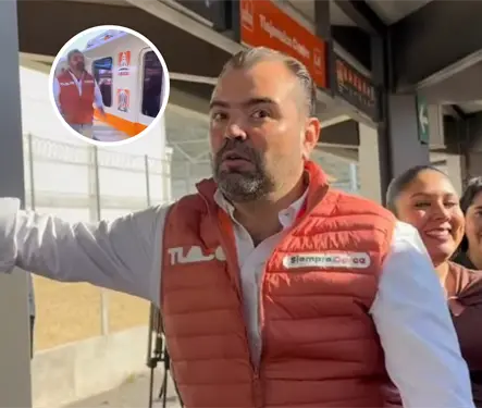Presidente municipal de Tlajomulco acude a inauguraci&oacute;n de tren y lo dejan