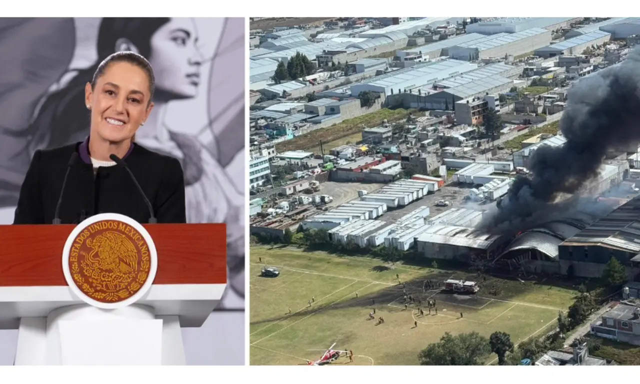  Sheinbaum revela posible causa del desplome de avioneta en Toluca 