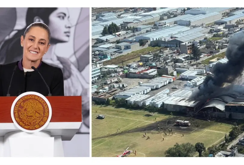 Sheinbaum revela posible causa del desplome de avioneta en Toluca