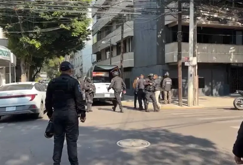 Se registra balacera en el corazón de la CDMX. Se registra balacera en el corazón de la CDMX.