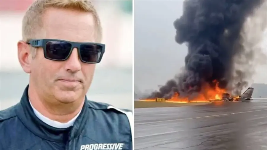 Jet de Greg Biffle, piloto de NASCAR, se estrella al aterrizar; se desconoce si el conductor iba a bordo