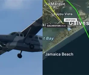 Accidente de la Marina en Texas: as&iacute; era el avi&oacute;n m&eacute;dico que se estrell&oacute; en Galveston