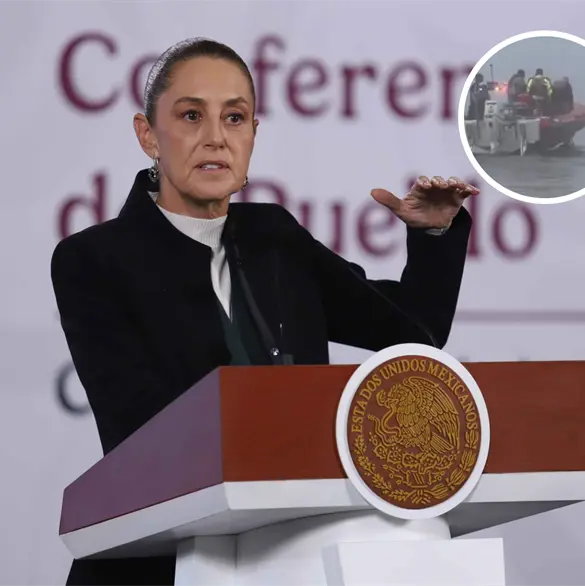 "Muy triste lo que pas&oacute;": Sheinbaum da detalles del desplome del avi&oacute;n de la Marina en Texas