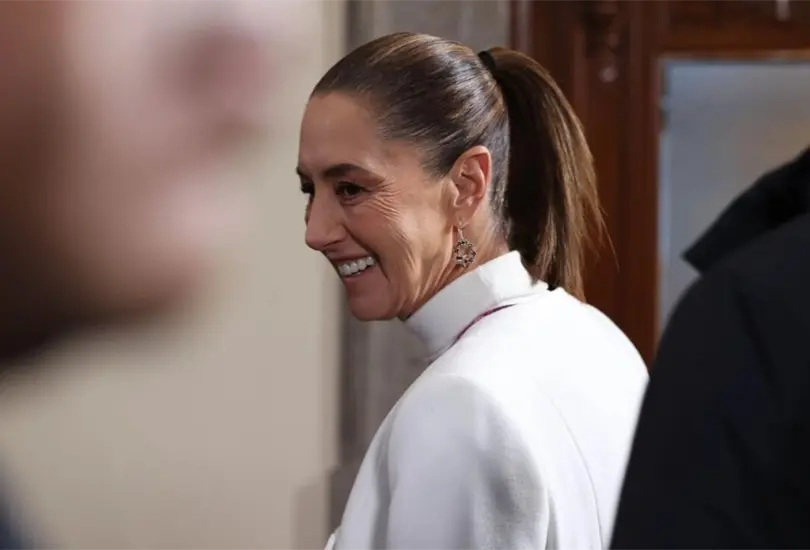 Sheinbaum logra 77.5% de aprobaci&oacute;n a 14 meses de su gesti&oacute;n.