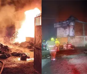 Hombres armados incendian recicladora con bombas molotov en Uruapan