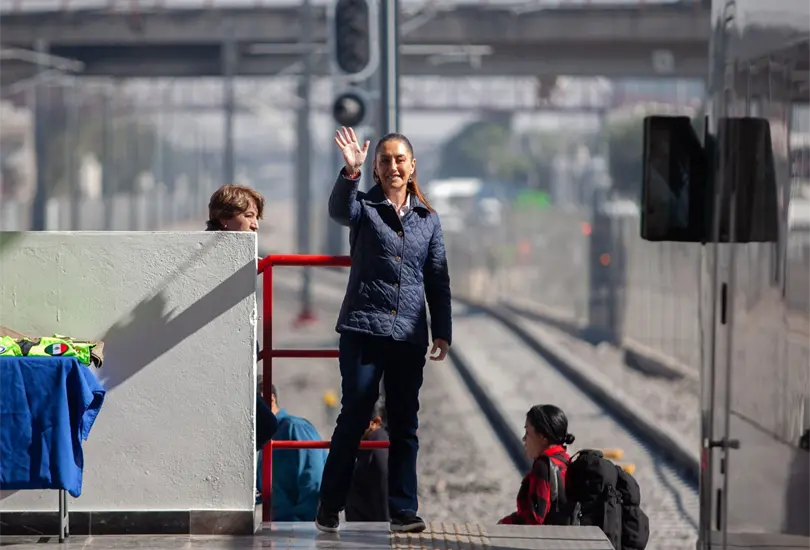 Claudia Sheinbaum está de vacaciones en Acapulco.