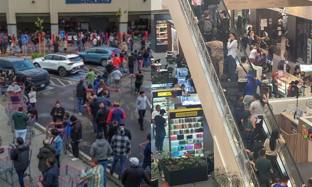  Compras de última hora provocaron filas kilométricas y tiendas llenas en distintas ciudades del país. 