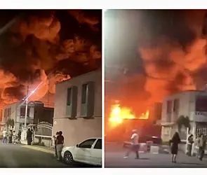 Arde Tultepec: enorme nube de humo negro se ve desde Cuautitl&aacute;n