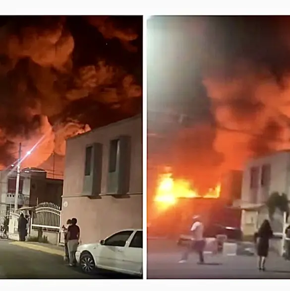 Arde Tultepec: enorme nube de humo negro se ve desde Cuautitl&aacute;n